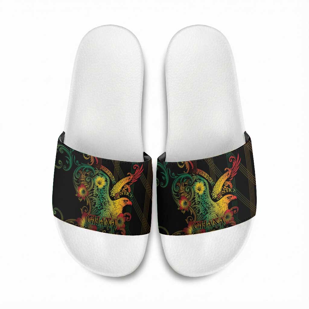 Ghana Slide Sandals Eagle Of Freedom And Justice