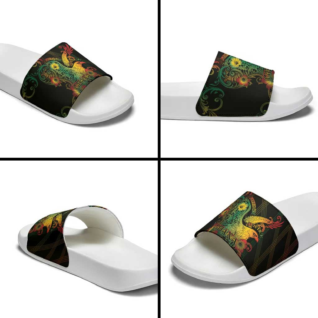 Ghana Slide Sandals Eagle Of Freedom And Justice