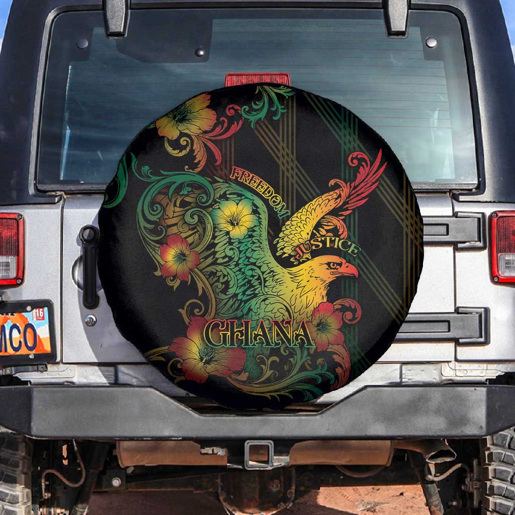 Ghana Spare Tire Cover Eagle Of Freedom And Justice