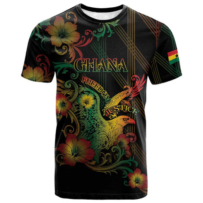 Personalized Ghana T shirt Eagle Of Freedom And Justice