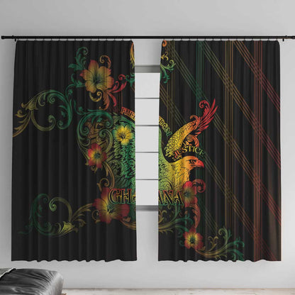 Ghana Window Curtain Eagle Of Freedom And Justice