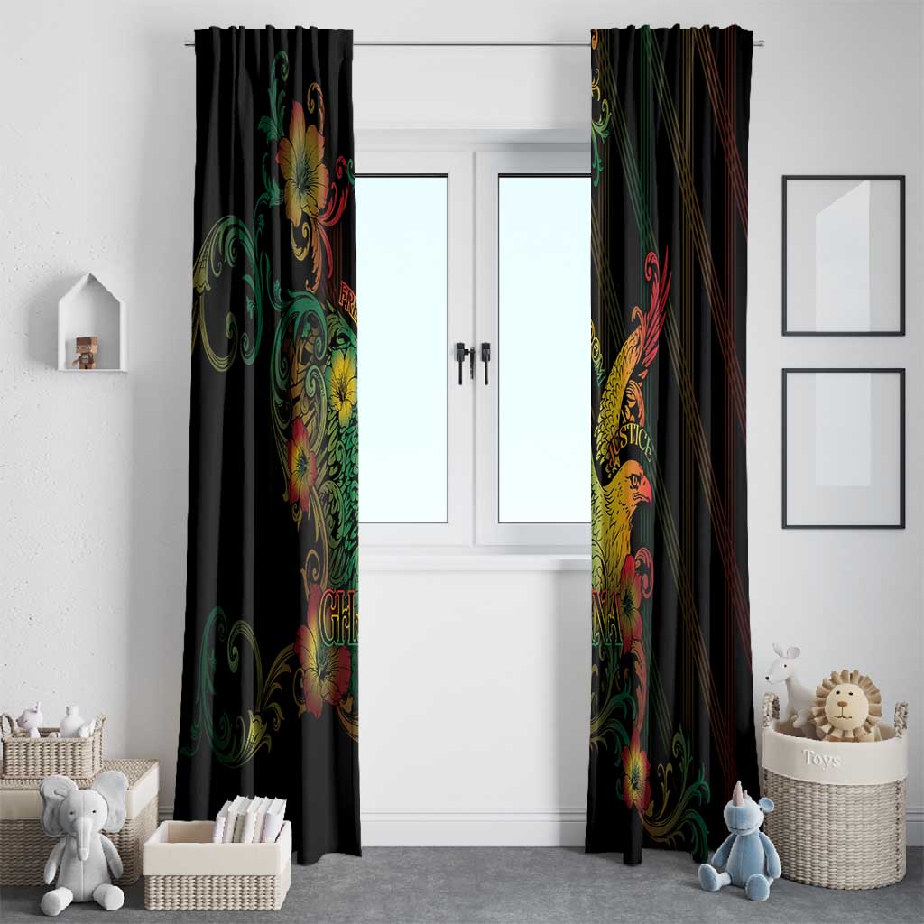 Ghana Window Curtain Eagle Of Freedom And Justice