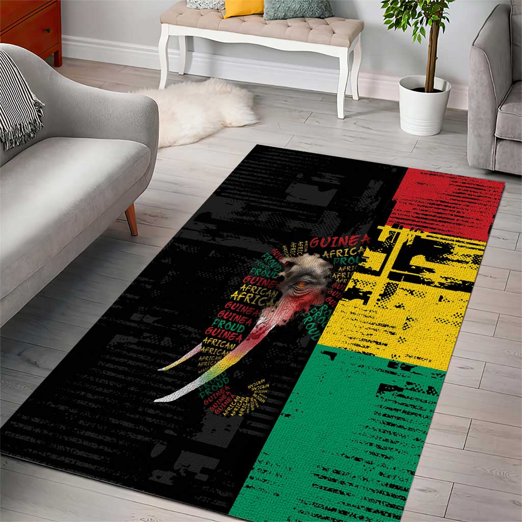 Guinea Area Rug Elephant Soul African