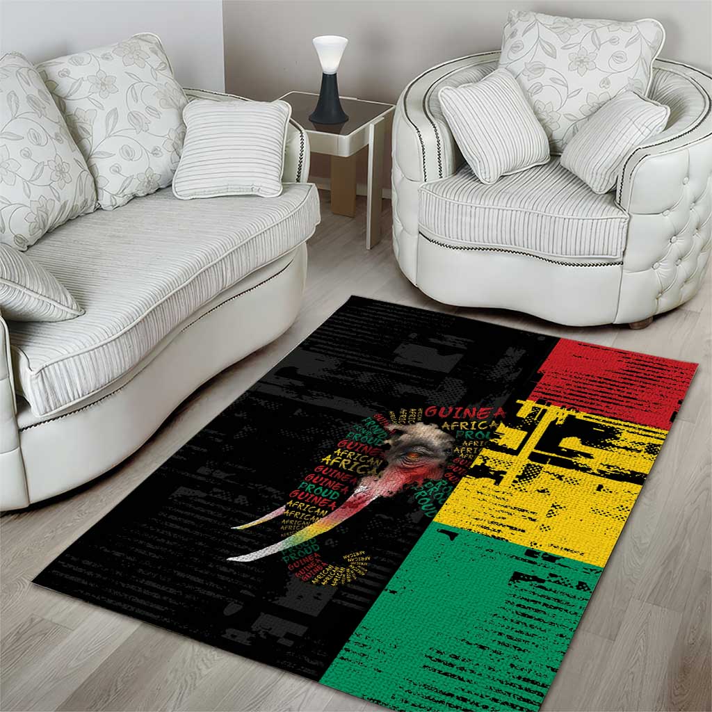Guinea Area Rug Elephant Soul African