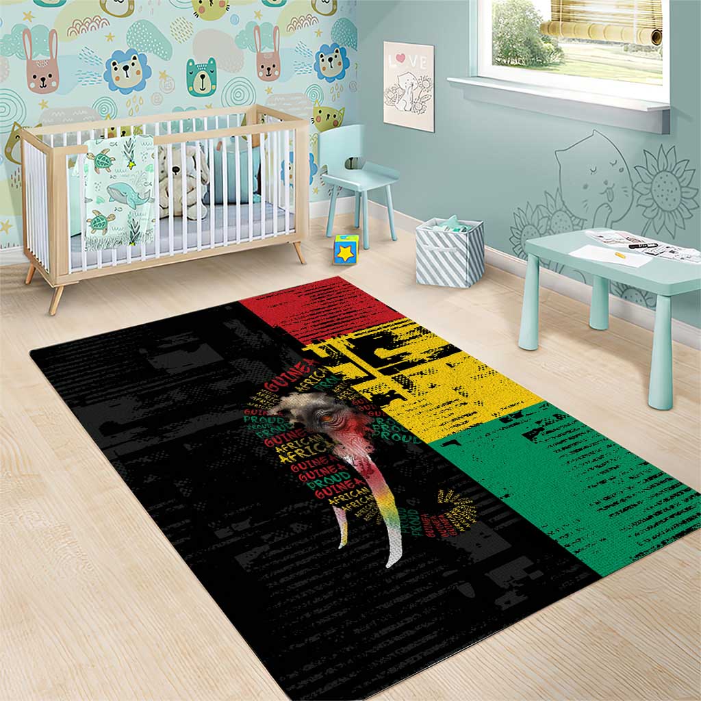 Guinea Area Rug Elephant Soul African