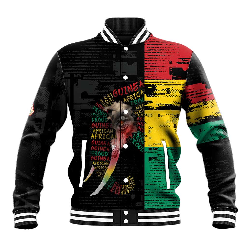 Personalized Guinea Baseball Jacket Elephant Soul African