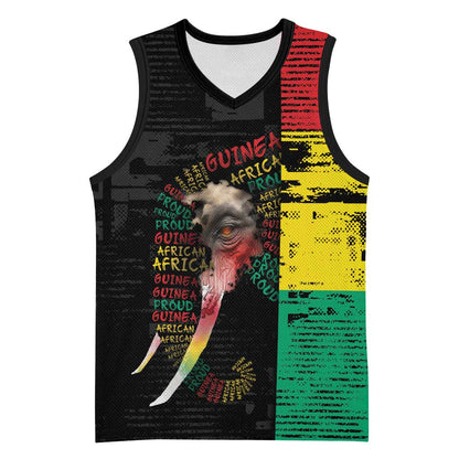 Personalized Guinea Basketball Jersey Elephant Soul African