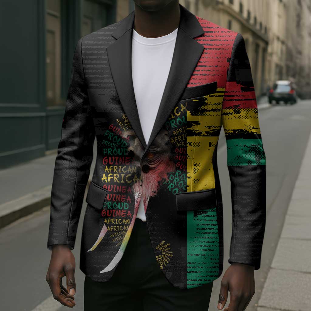 Personalized Guinea Blazer Elephant Soul African