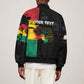 Personalized Guinea Bomber Jacket Elephant Soul African