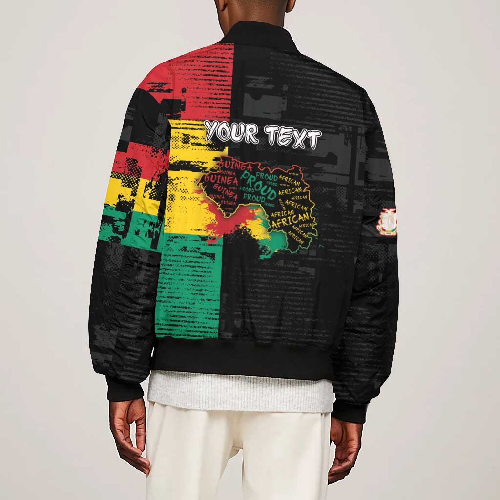 Personalized Guinea Bomber Jacket Elephant Soul African