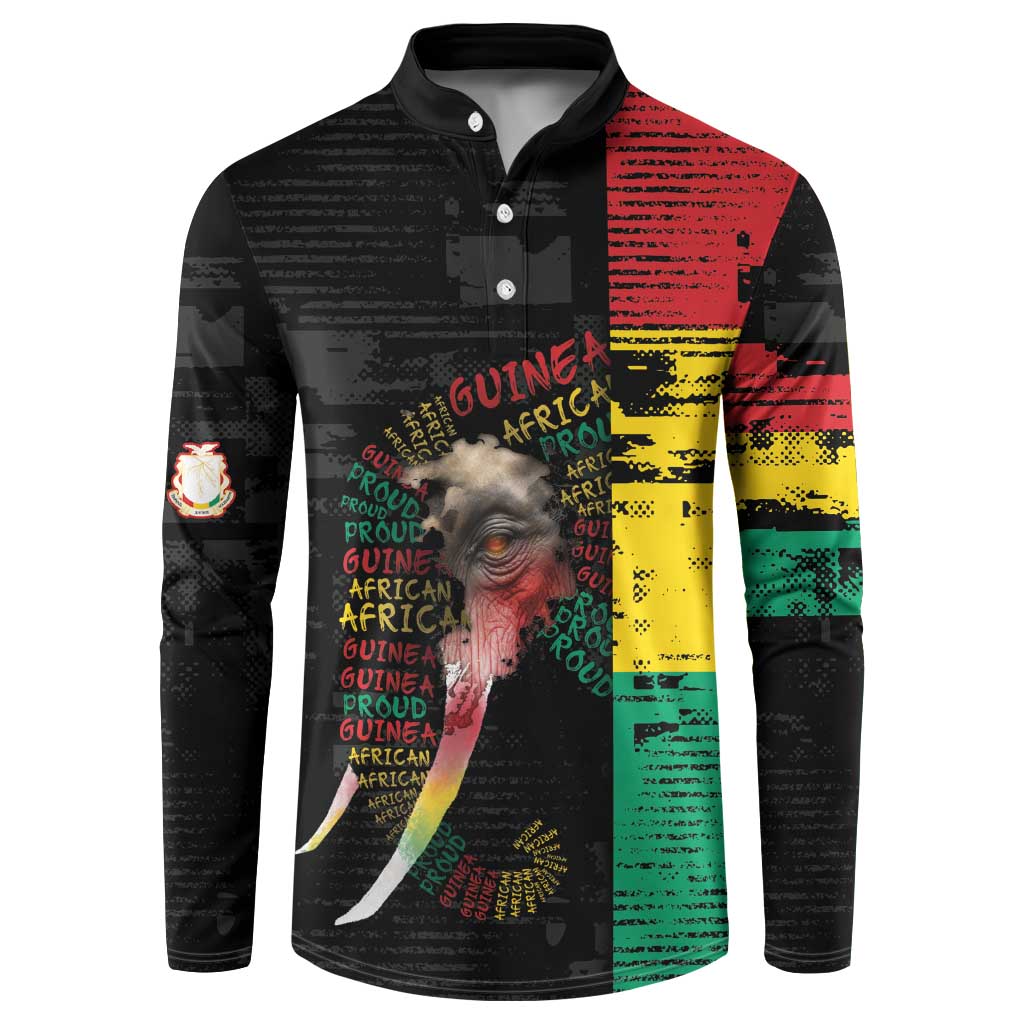 Personalized Guinea Button Sweatshirt Elephant Soul African