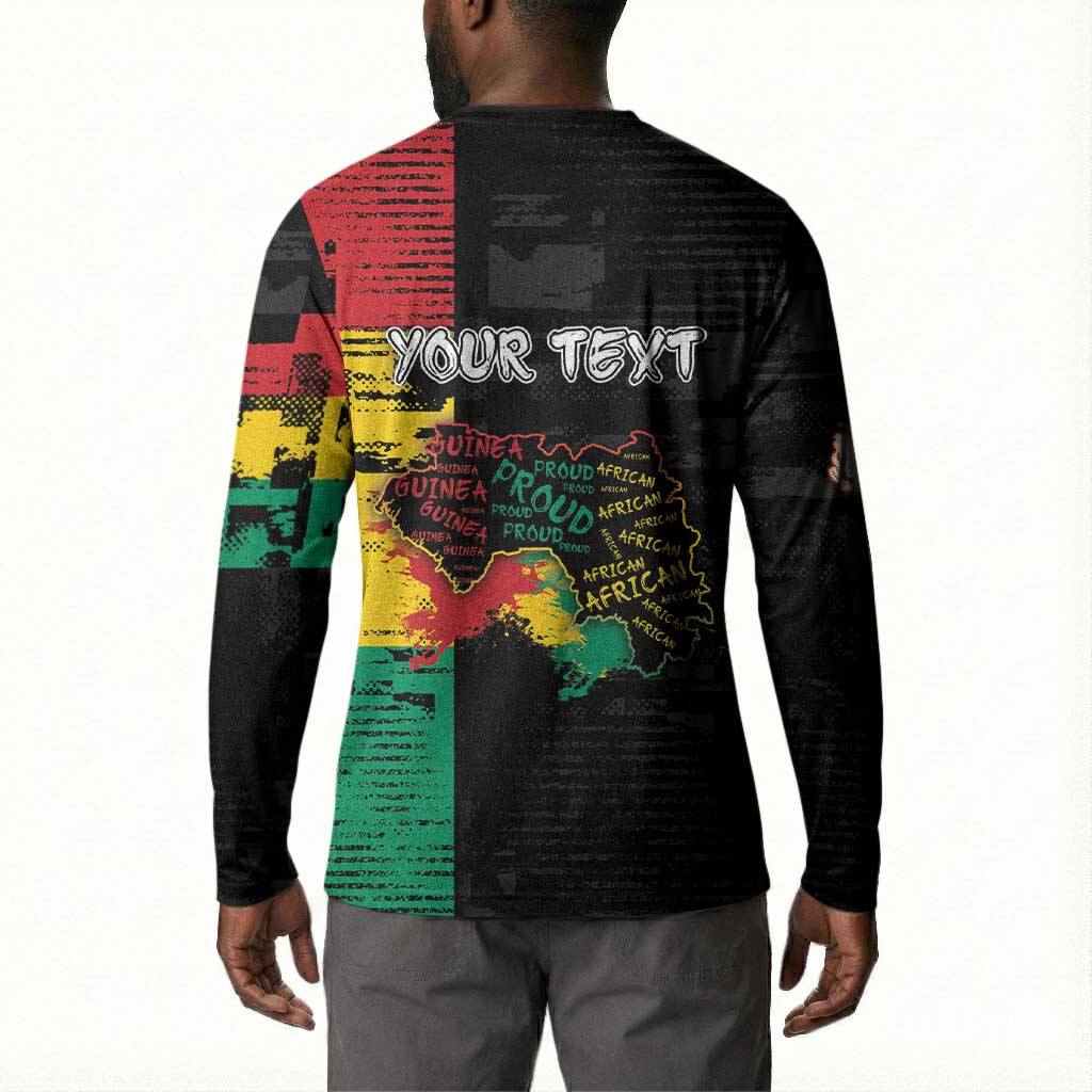 Personalized Guinea Button Sweatshirt Elephant Soul African