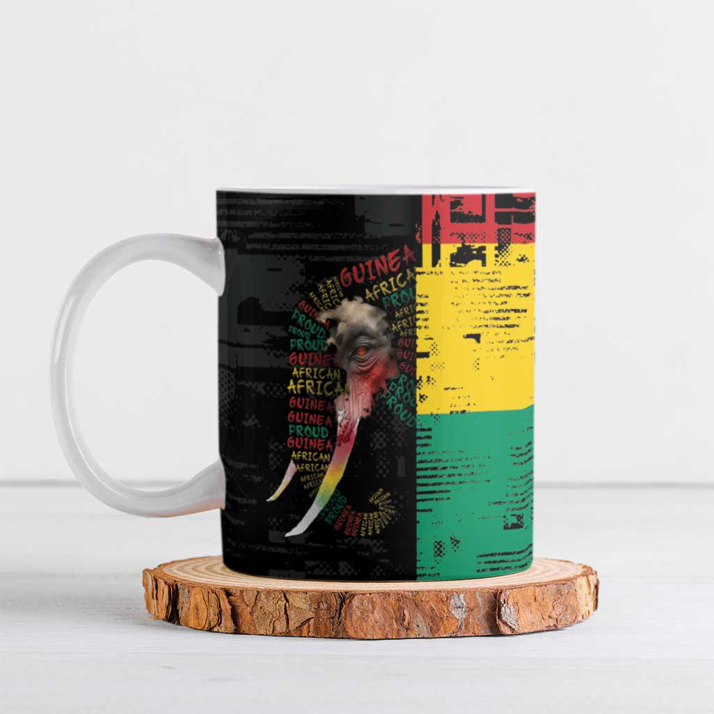 Personalized Guinea Ceramic Mug Elephant Soul African