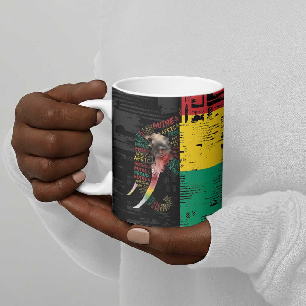 Personalized Guinea Ceramic Mug Elephant Soul African