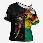 Personalized Guinea Cross Shoulder Shirt Elephant Soul African