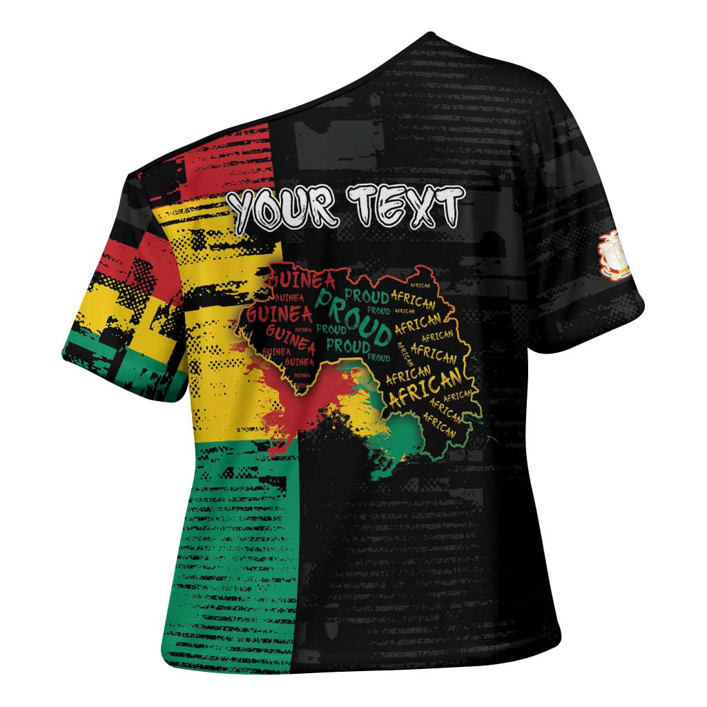 Personalized Guinea Cross Shoulder Shirt Elephant Soul African
