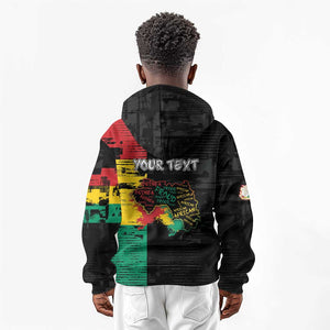Personalized Guinea Kid Hoodie Elephant Soul African
