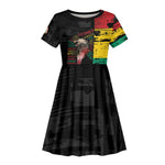 Personalized Guinea Kid Short Sleeve Dress Elephant Soul African