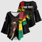 Personalized Guinea Kimono Sleeve Blouse Elephant Soul African