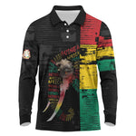 Personalized Guinea Long Sleeve Polo Shirt Elephant Soul African