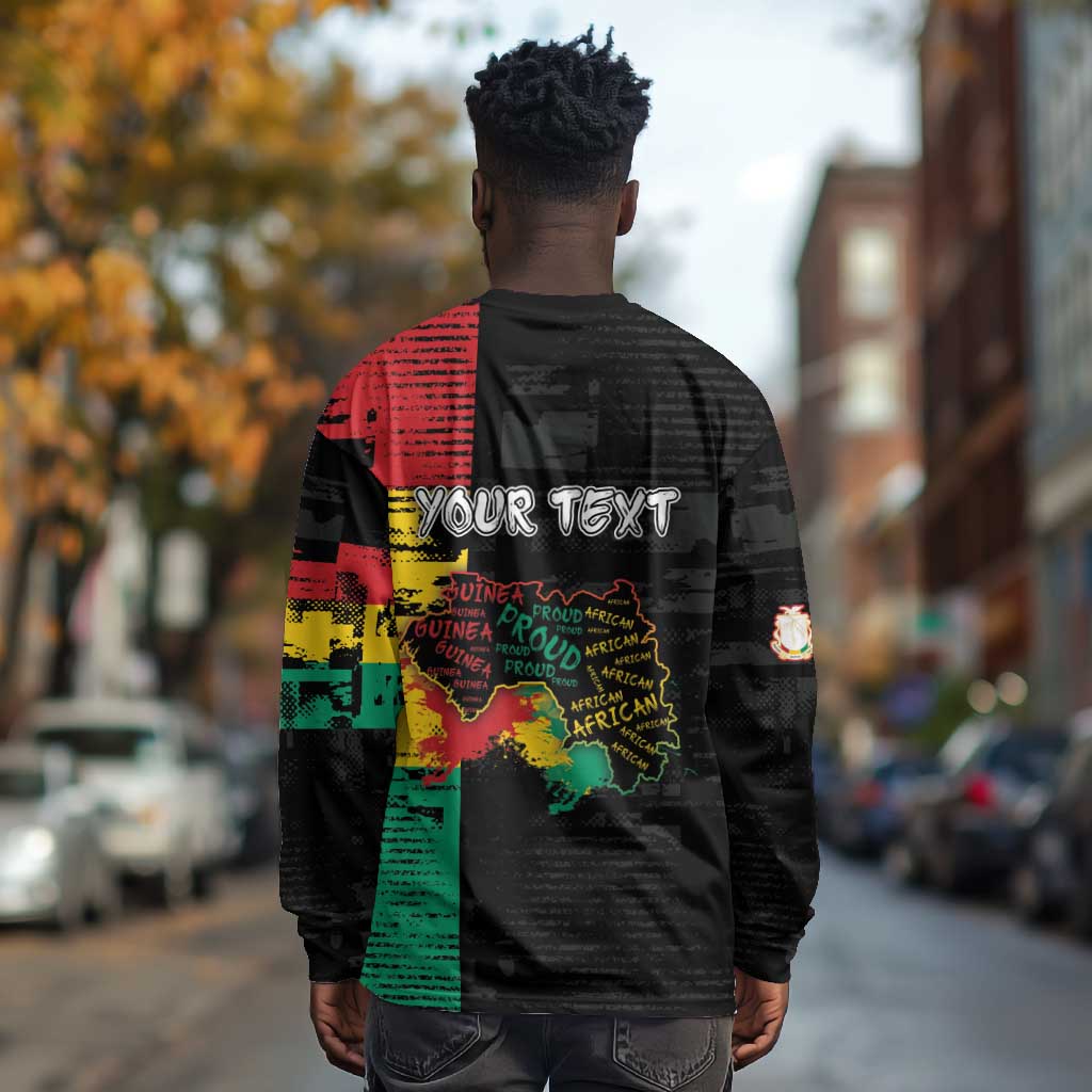 Personalized Guinea Long Sleeve Shirt Elephant Soul African