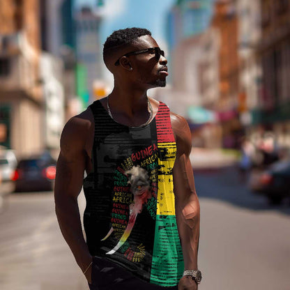 Personalized Guinea Men Tank Top Elephant Soul African