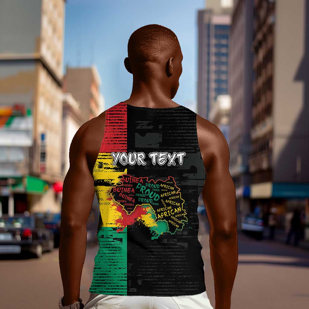 Personalized Guinea Men Tank Top Elephant Soul African