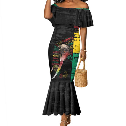 Personalized Guinea Mermaid Dress Elephant Soul African