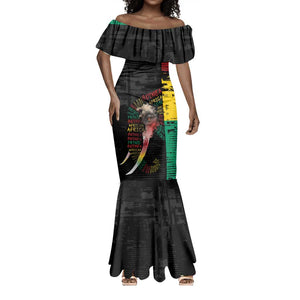 Personalized Guinea Mermaid Dress Elephant Soul African