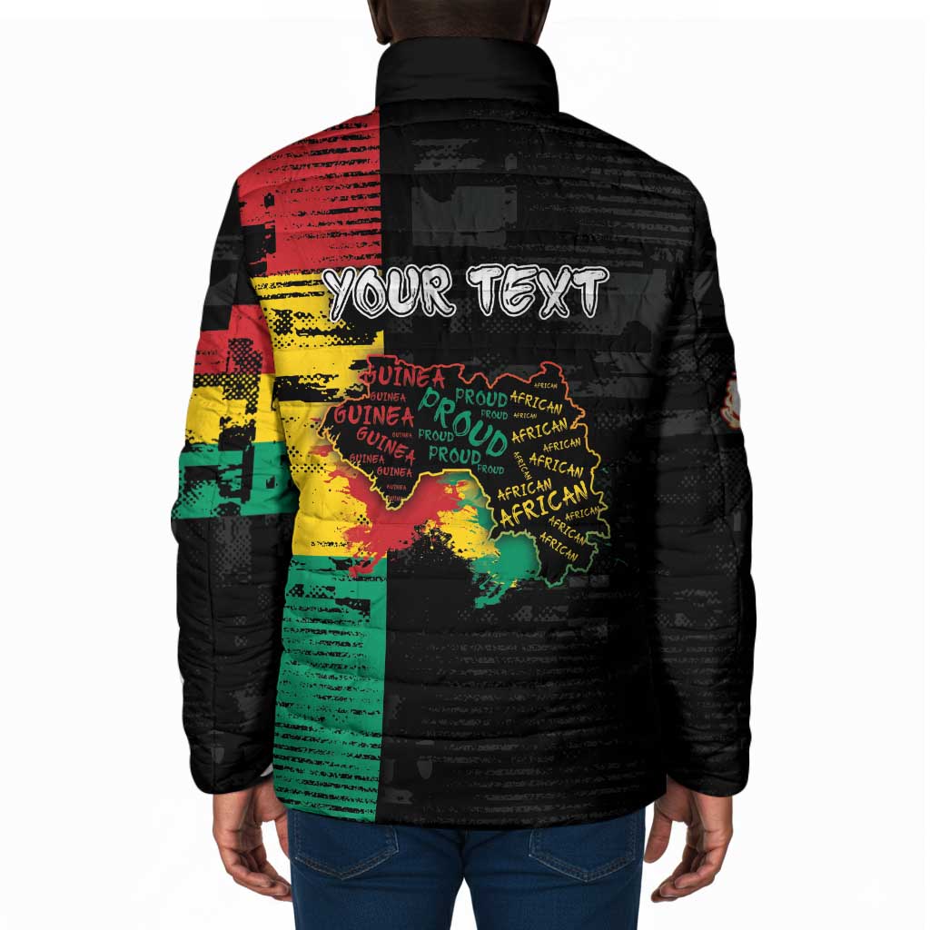 Personalized Guinea Padded Jacket Elephant Soul African