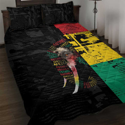 Guinea Quilt Bed Set Elephant Soul African
