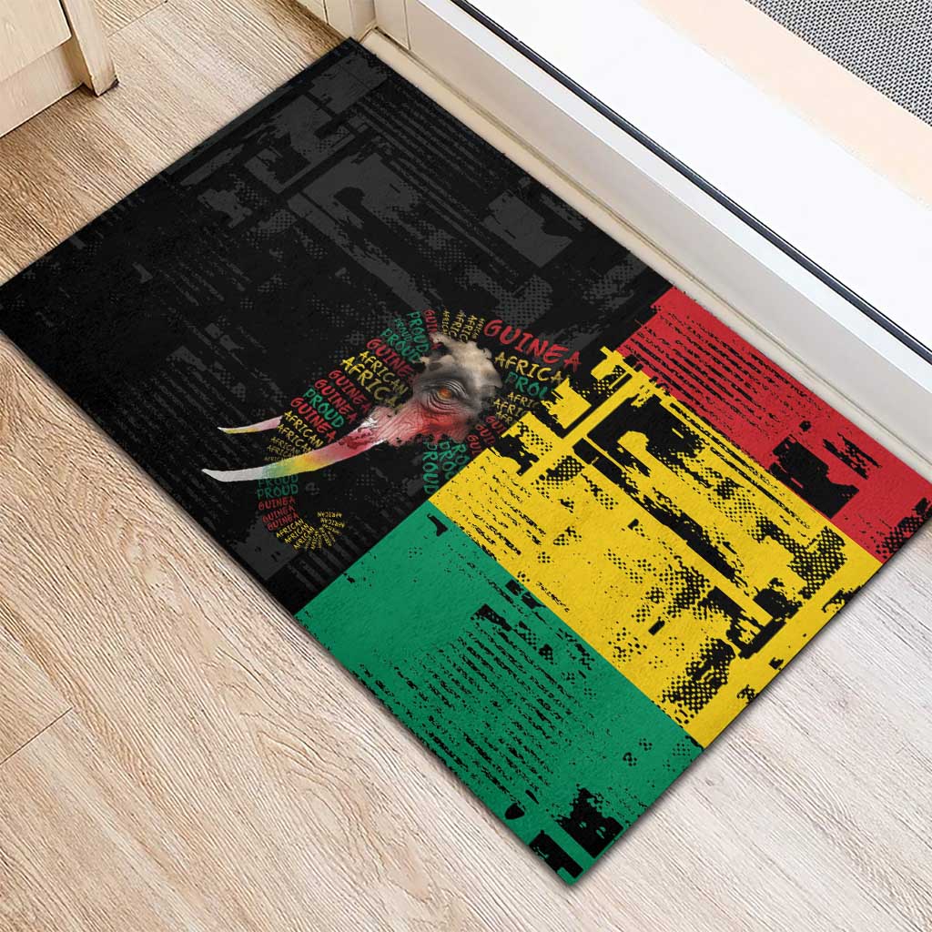 Guinea Rubber Doormat Elephant Soul African