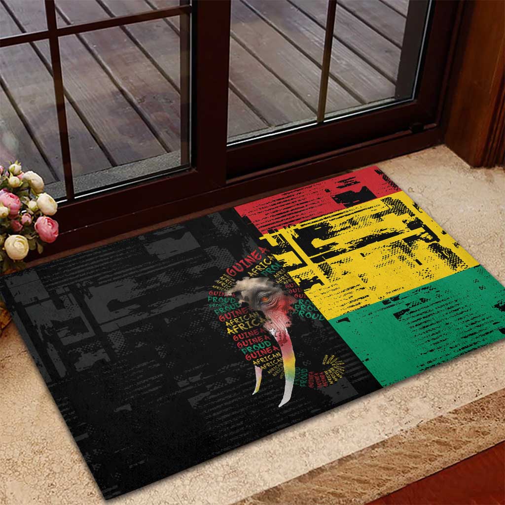 Guinea Rubber Doormat Elephant Soul African