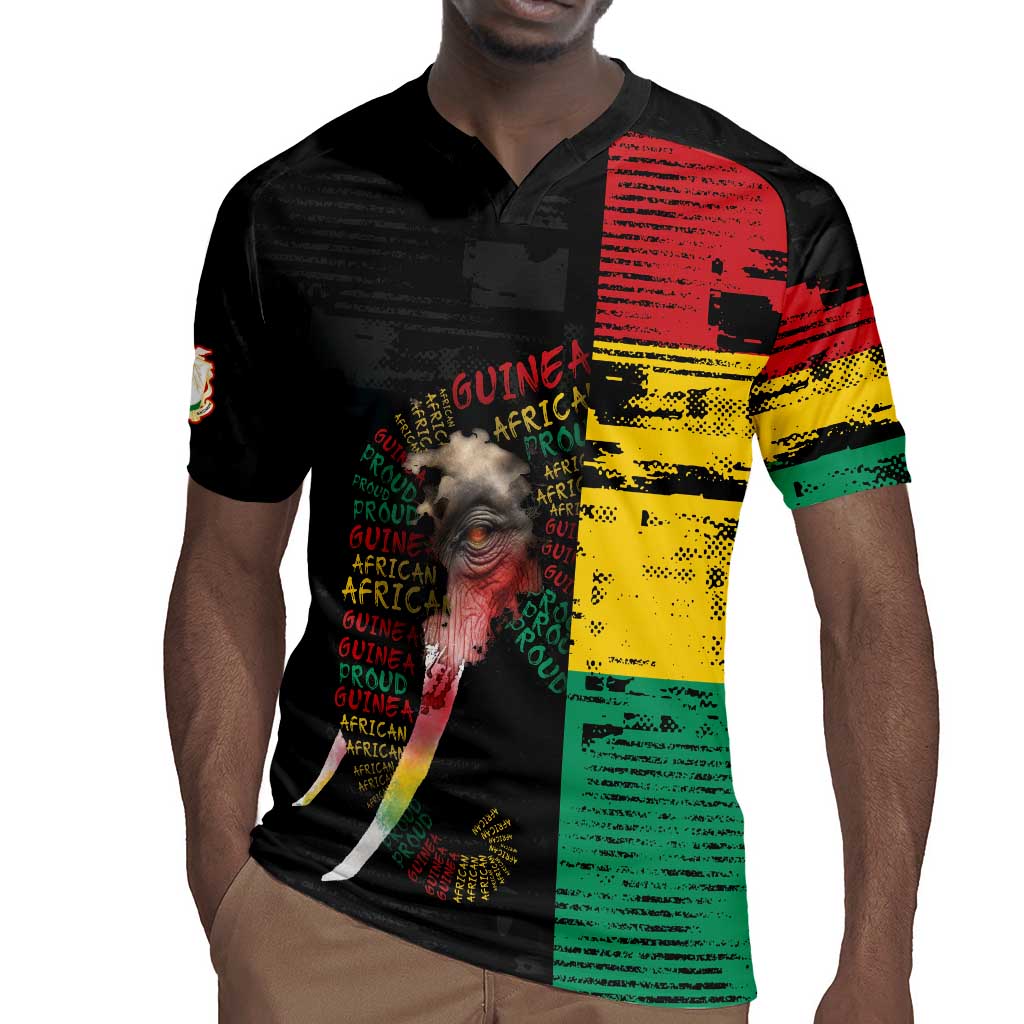Personalized Guinea Rugby Jersey Elephant Soul African