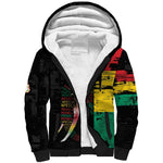 Personalized Guinea Sherpa Hoodie Elephant Soul African