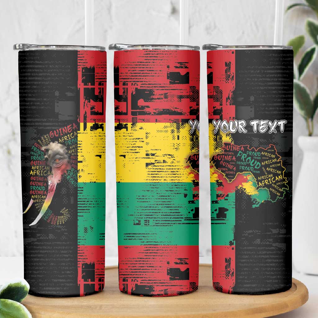 Personalized Guinea Skinny Tumbler Elephant Soul African