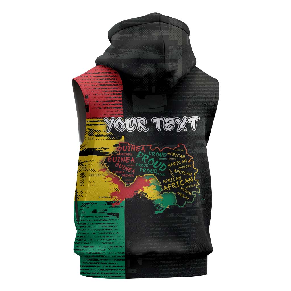 Personalized Guinea Sleeveless Hoodie Elephant Soul African