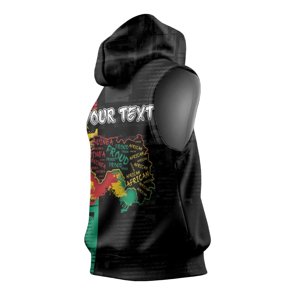 Personalized Guinea Sleeveless Hoodie Elephant Soul African