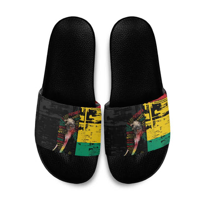 Guinea Slide Sandals Elephant Soul African