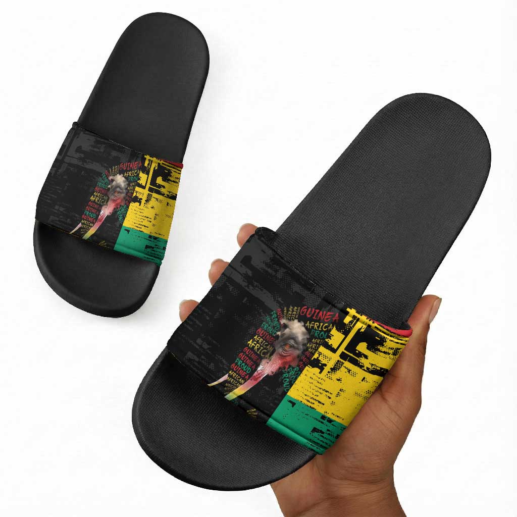 Guinea Slide Sandals Elephant Soul African