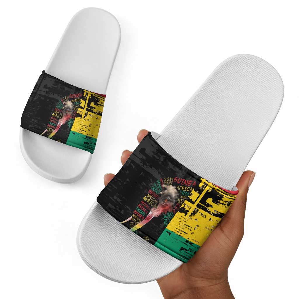 Guinea Slide Sandals Elephant Soul African