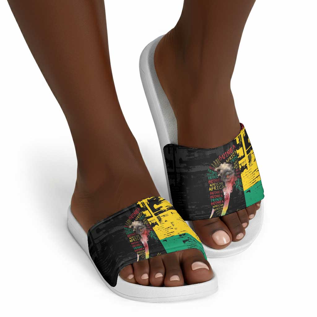 Guinea Slide Sandals Elephant Soul African