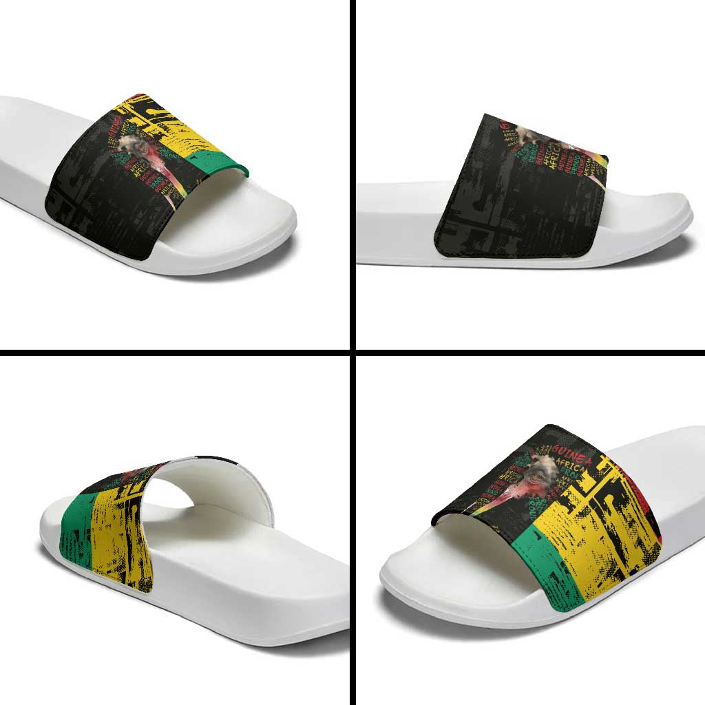 Guinea Slide Sandals Elephant Soul African