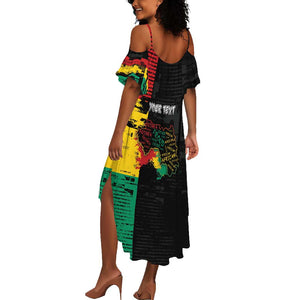 Personalized Guinea Summer Maxi Dress Elephant Soul African