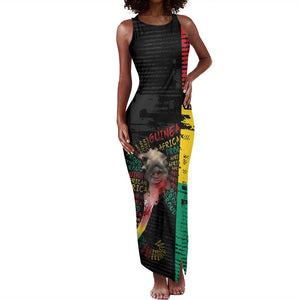 Personalized Guinea Tank Maxi Dress Elephant Soul African