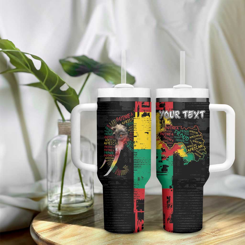 Personalized Guinea Tumbler With Handle Elephant Soul African