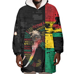 Personalized Guinea Wearable Blanket Hoodie Elephant Soul African