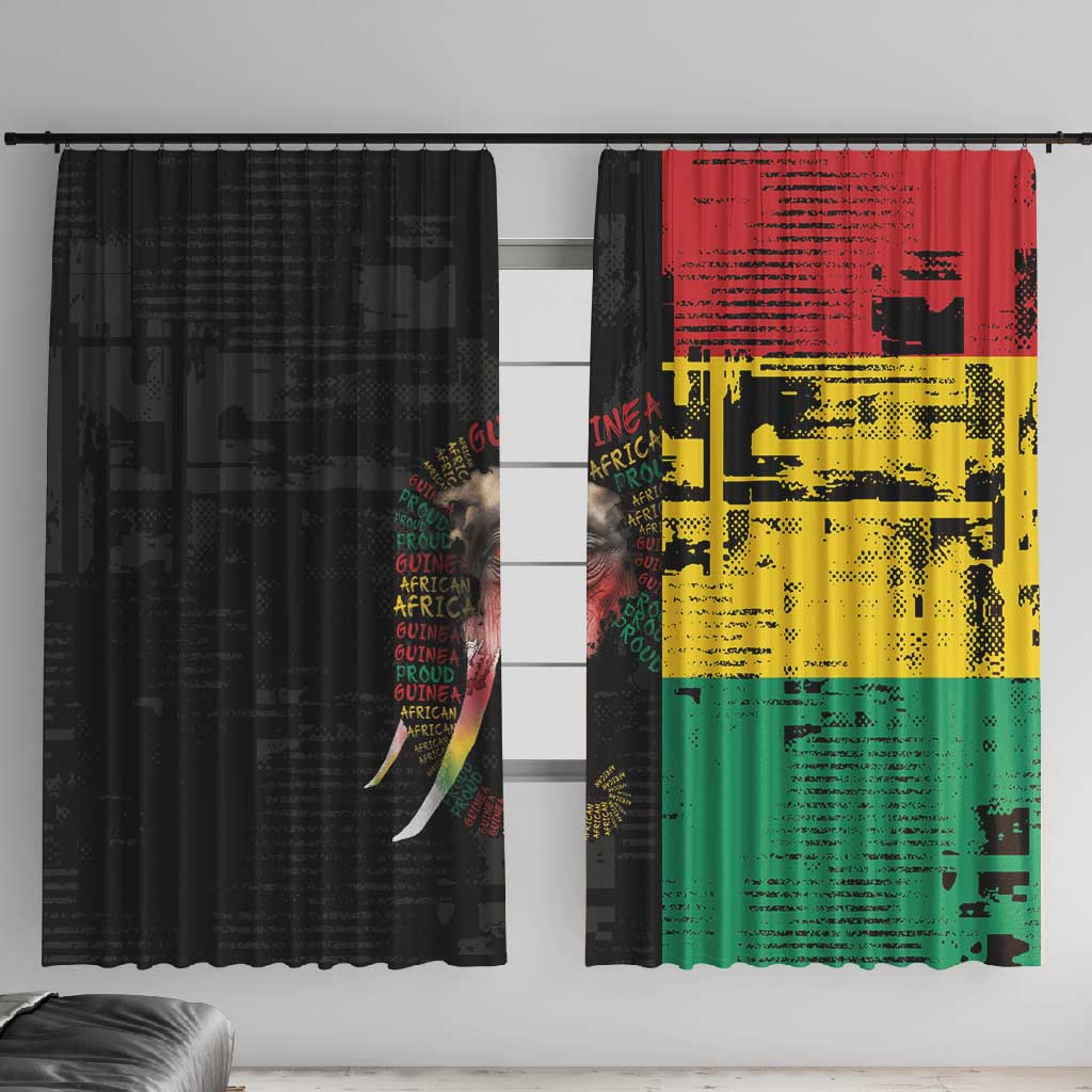 Guinea Window Curtain Elephant Soul African