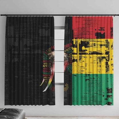 Guinea Window Curtain Elephant Soul African