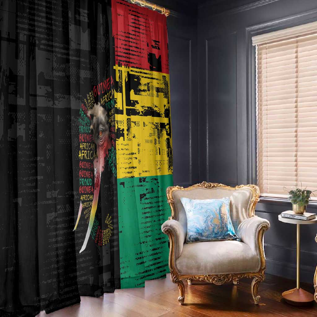 Guinea Window Curtain Elephant Soul African